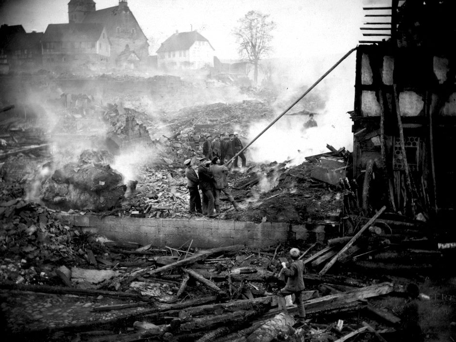 Brandkatastrophe 1894 Einreiskommando