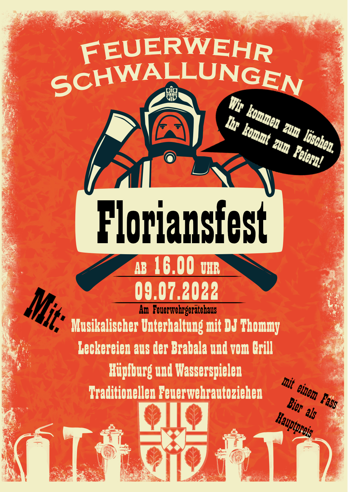 Plakat Floriansfest 2022